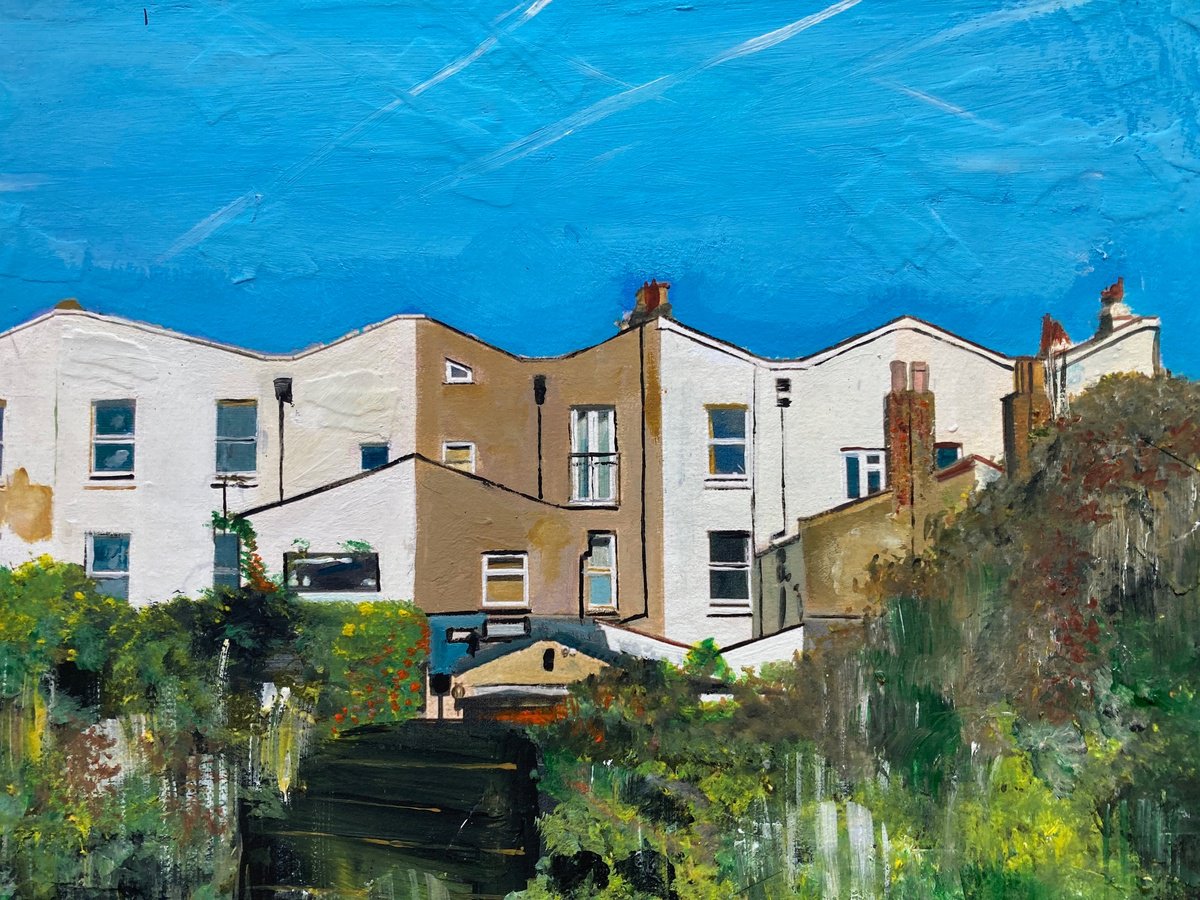 Sunny London, Backs Of Houses by Andrew  Reid Wildman