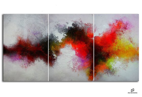 Abstract triptych / 3 in 1 / Performance N5