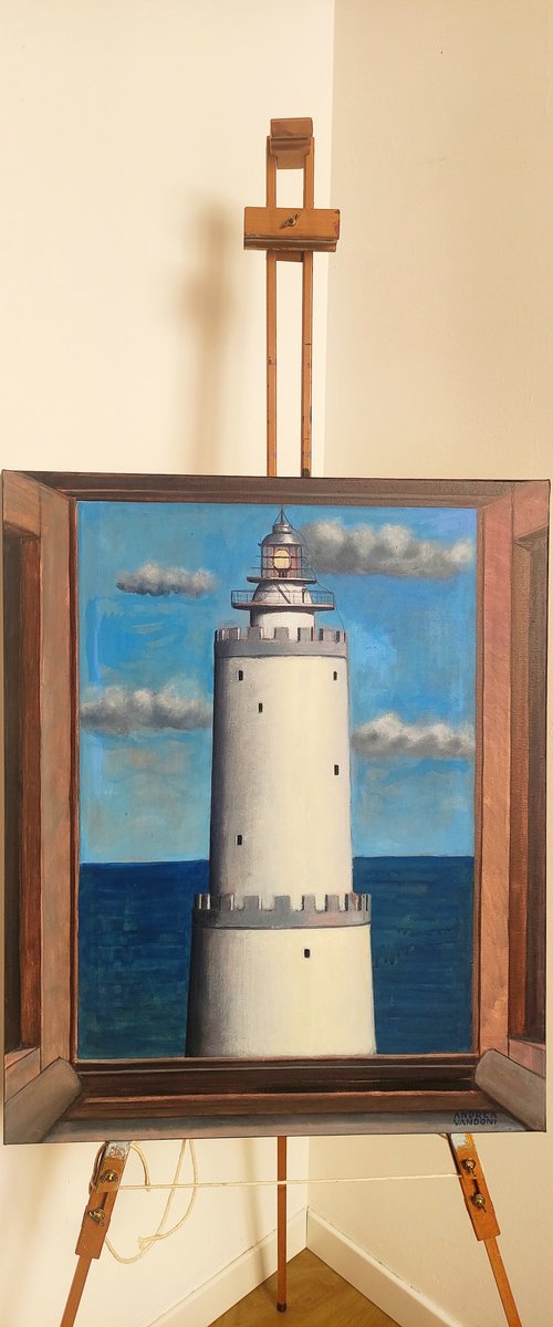The White Lighthouse by Andrea Vandoni