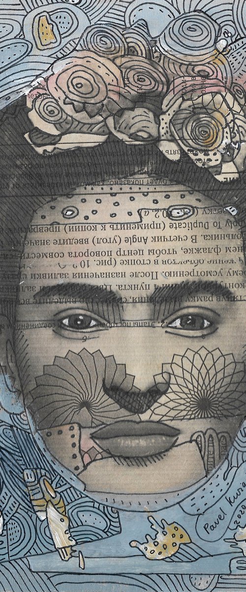 Portrait of Frida Kahlo #90 by Pavel Kuragin
