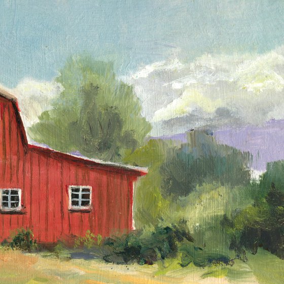 'Aunt Lilly's red barn'