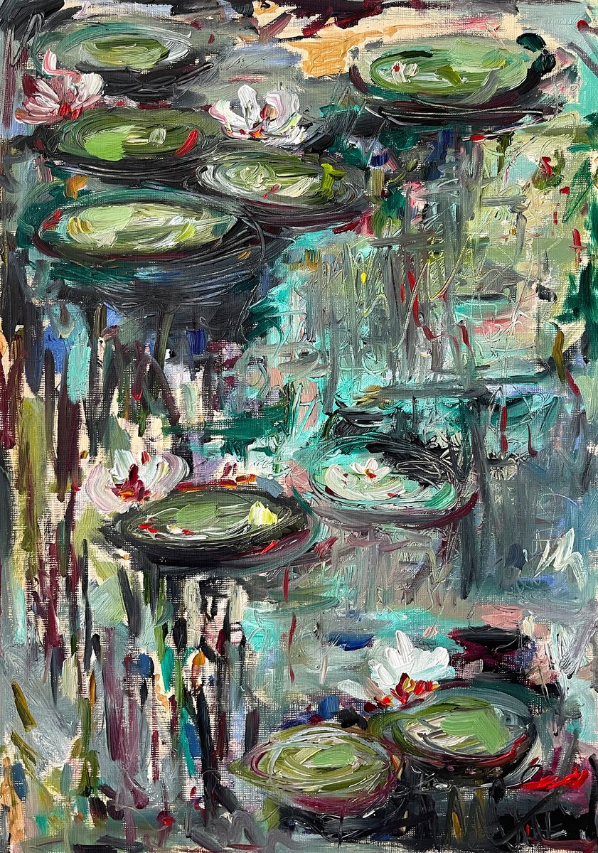 Water lilies by Maiia Axton