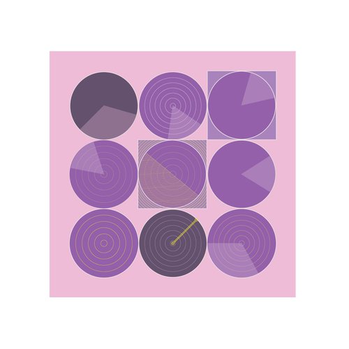 Ultra violet fields 1 by David Gill