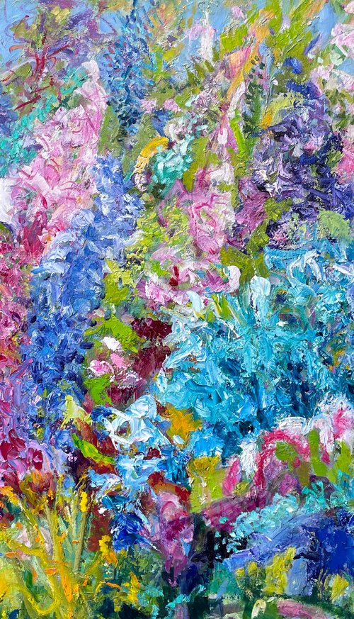 FLOWERS ON THE VERGE by Maureen Finck