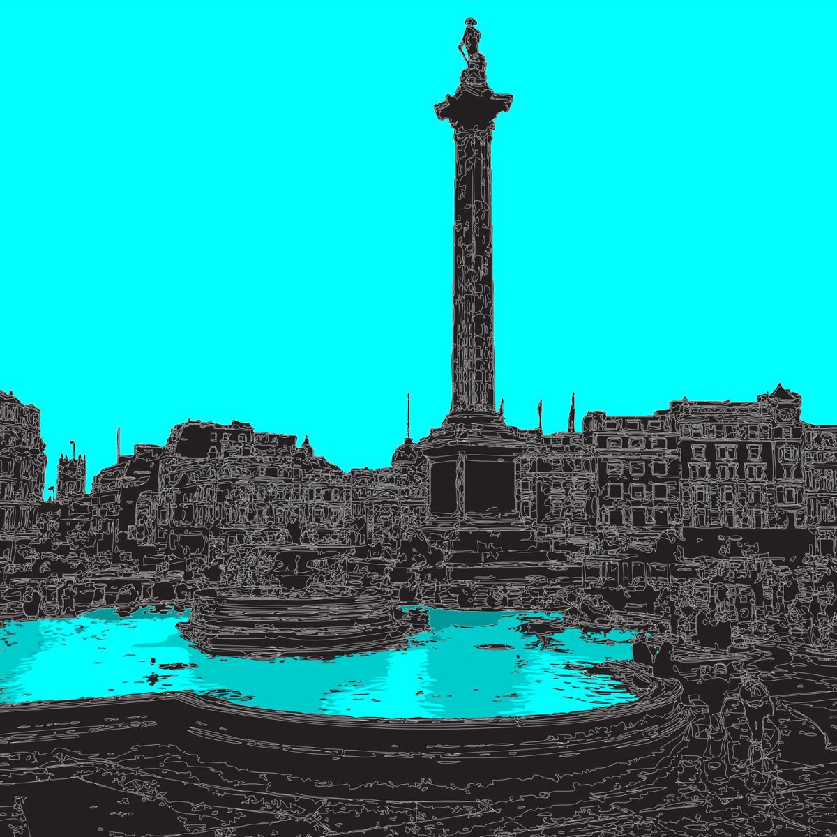 Trafalgar Square - London by Keith Dodd