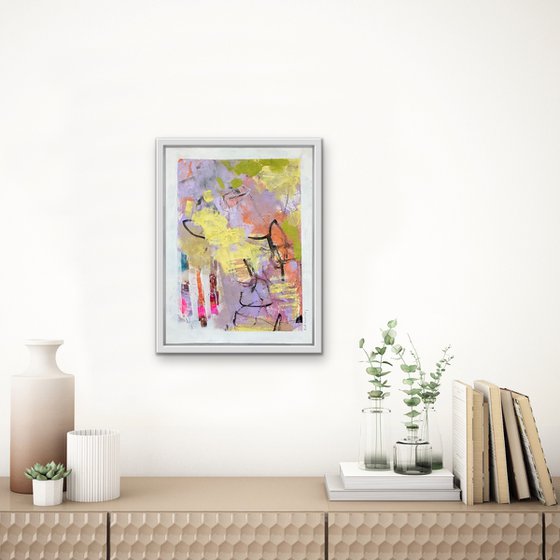 Come Into the Light - Colorful bold contemporary abstract art painting