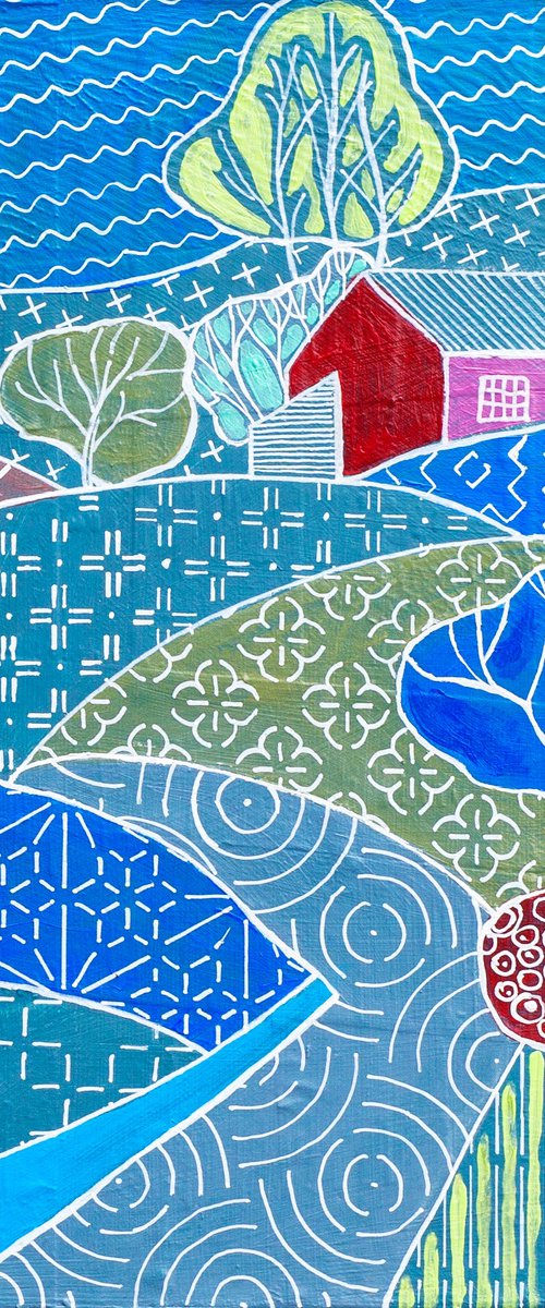Landscape in Sachiko style by Ariadna de Raadt