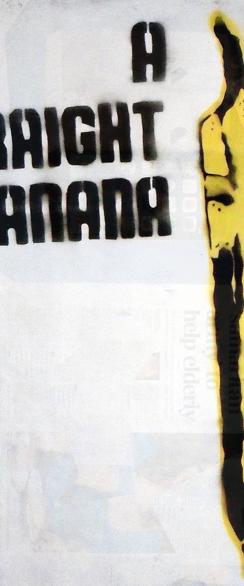 Straight banana (on an Urbox). by Juan Sly