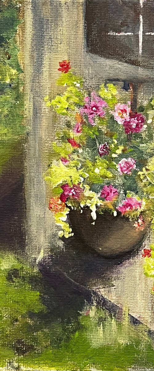 flowerbasket by marjy goldstein