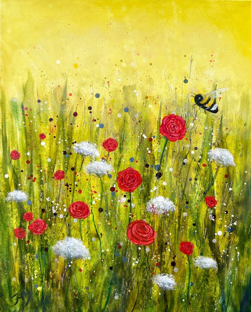 Flower meadow by Heather Matthews