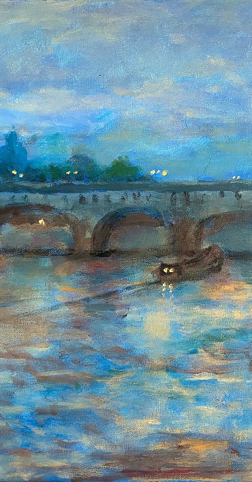 Pont des Arts Bridge in Paris by Mutlu Ertac