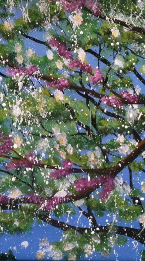 The Wind Steals the Blossoms by Donna Daniels
