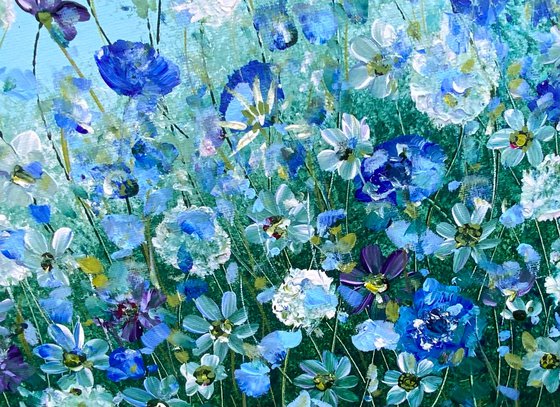 Teal Petals