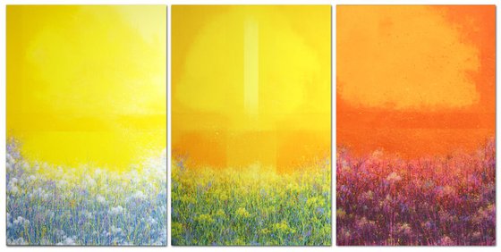 Morning, Noon & Evening - Triptych