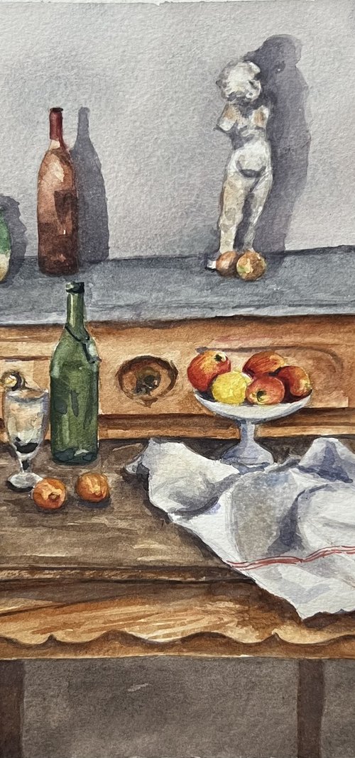In Cézanne's atelier by Krystyna Szczepanowski
