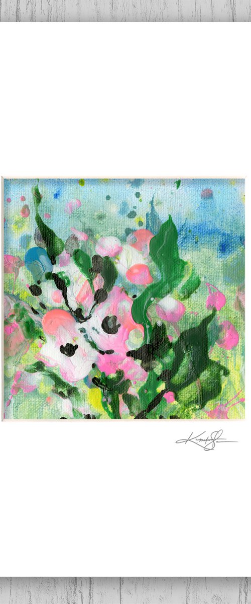 Among The Blooms 30 - Floral Abstract Painting by Kathy Morton Stanion by Kathy Morton Stanion