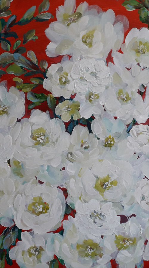 White Flowers by Olga Rokhmanyuk | ROArtUS