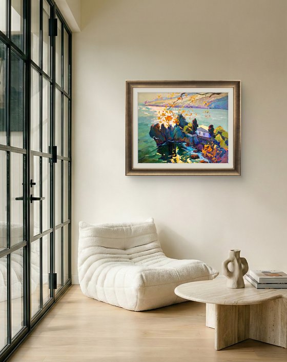 The sun is bright today