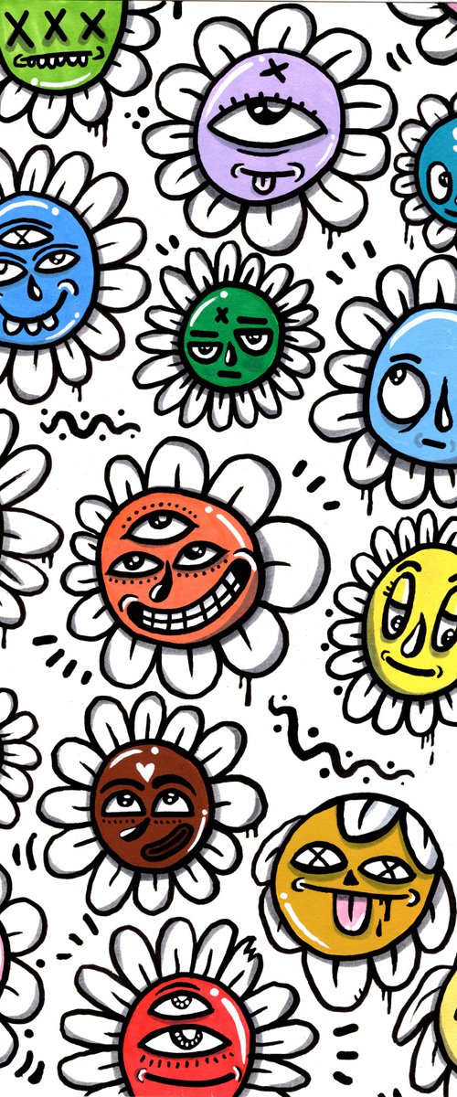 Funky Flowers by Luke Crump