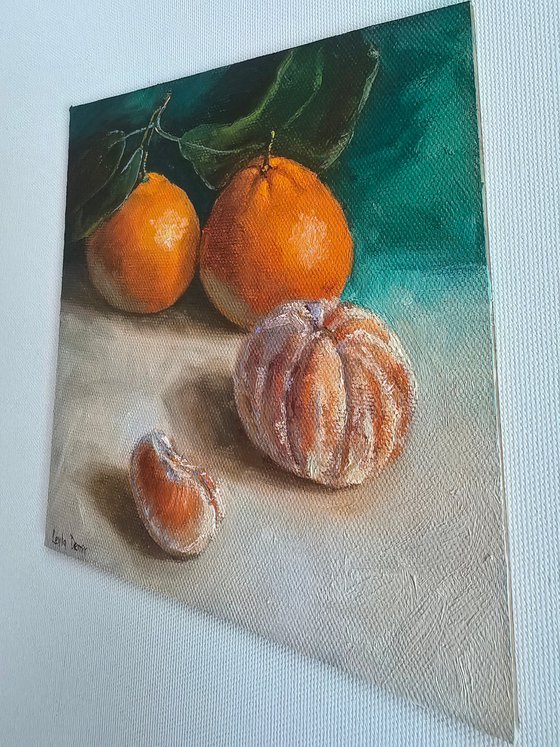Tangerines fruit still life