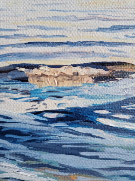 Das Meer im Abendlicht