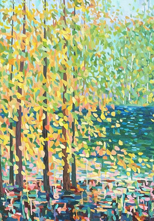 Jewel Green Lake by Christine Harrison