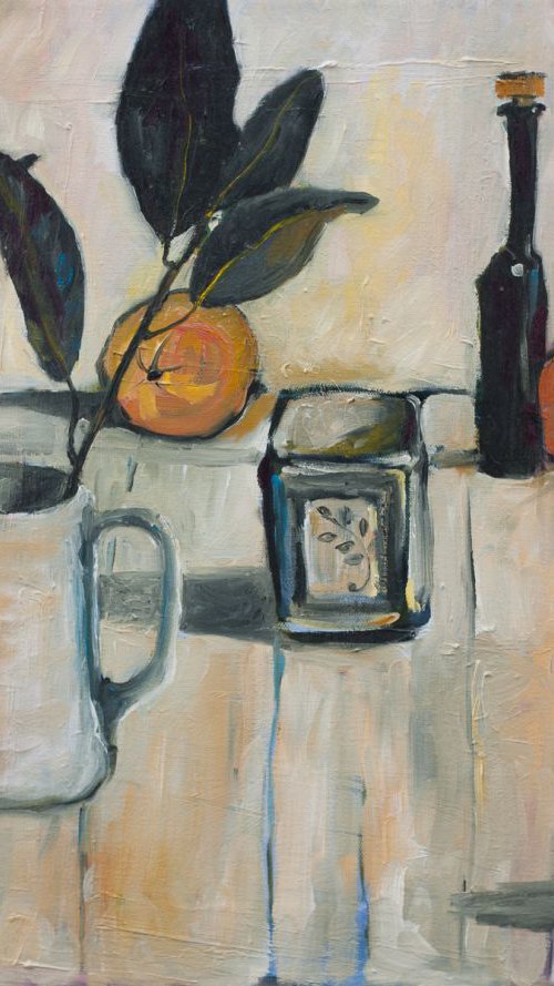 Still life with Oranges by Liudmila Pisliakova