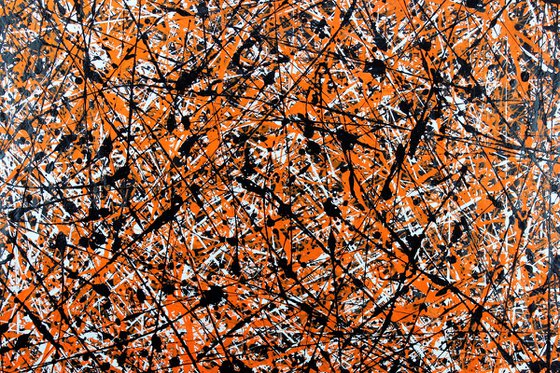 Extra large  artwork (orange)