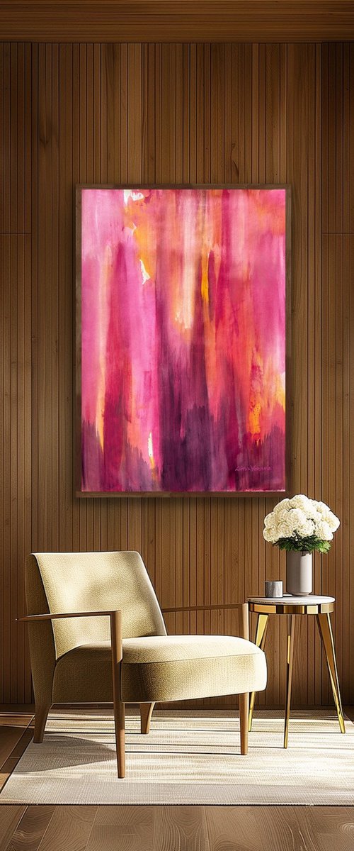 Magenta Mood by Lina Verano