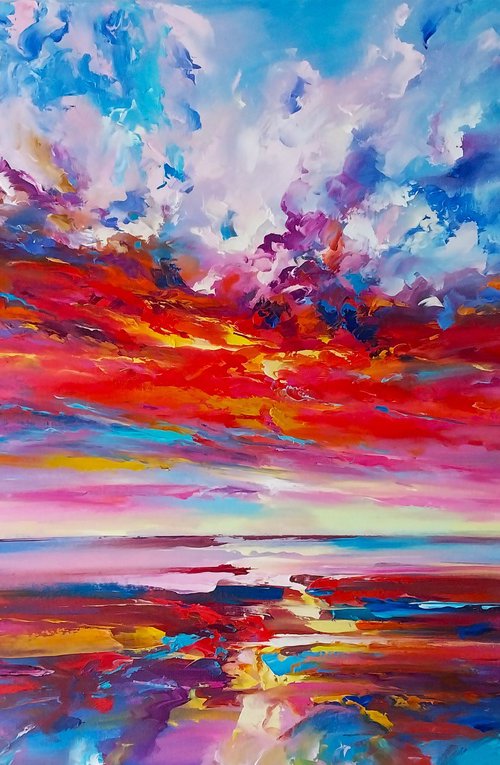 Abstract  seascape by Andrej  Ostapchuk