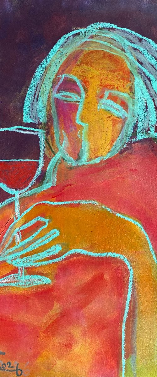 The Lady in Red by Tatjana Auschew