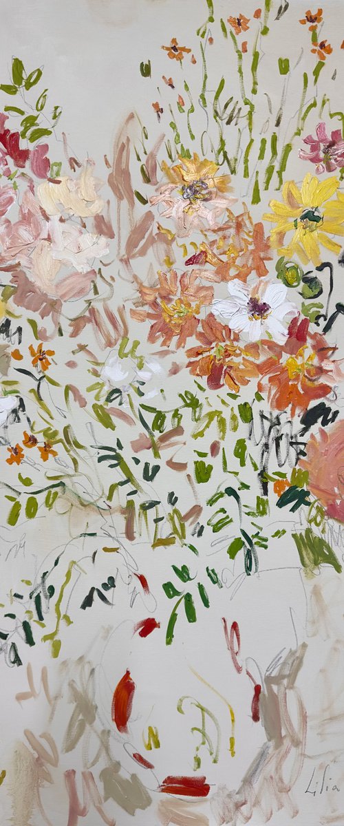 Last days of summer bouquet. by Lilia Orlova-Holmes