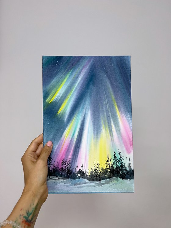 Silent Aurora (Diptych)