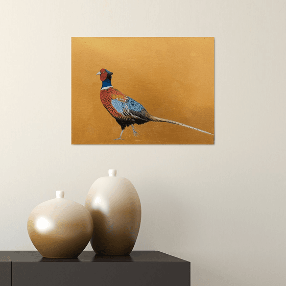 Pheasant ~ on Gold