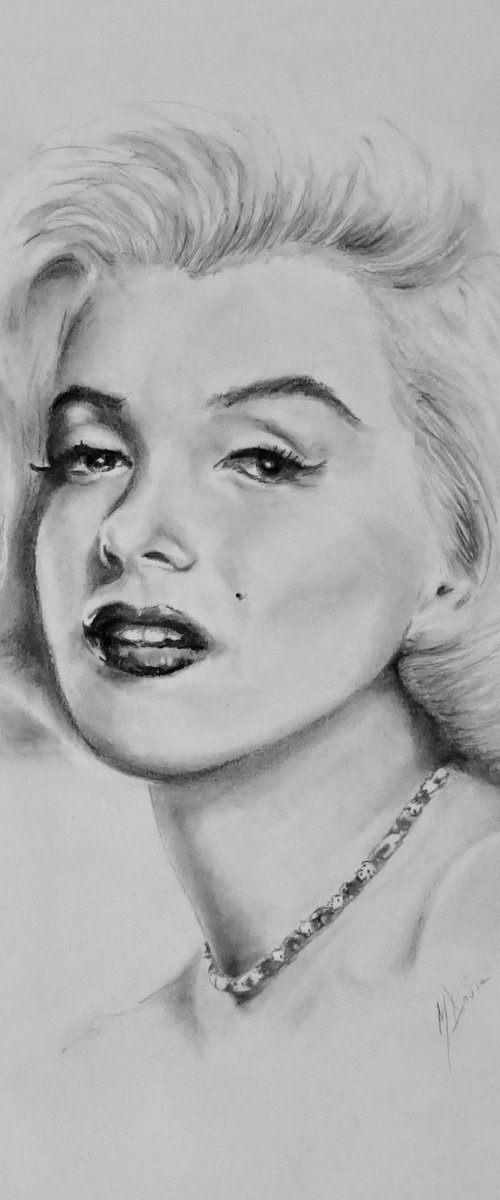 Marilyn by Mel Davies Original Art