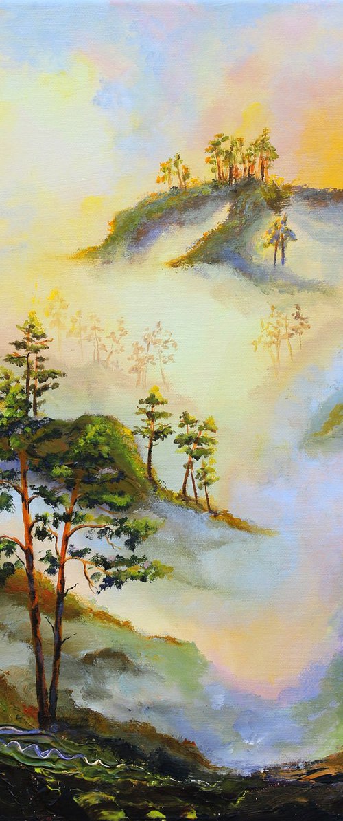 Above the Golden Mist by Katerina Koroleva