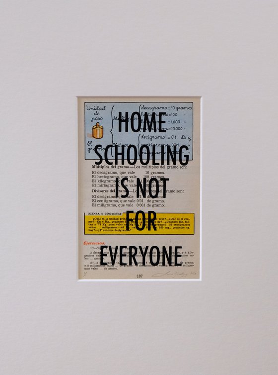 Homeschooling is not for everyone