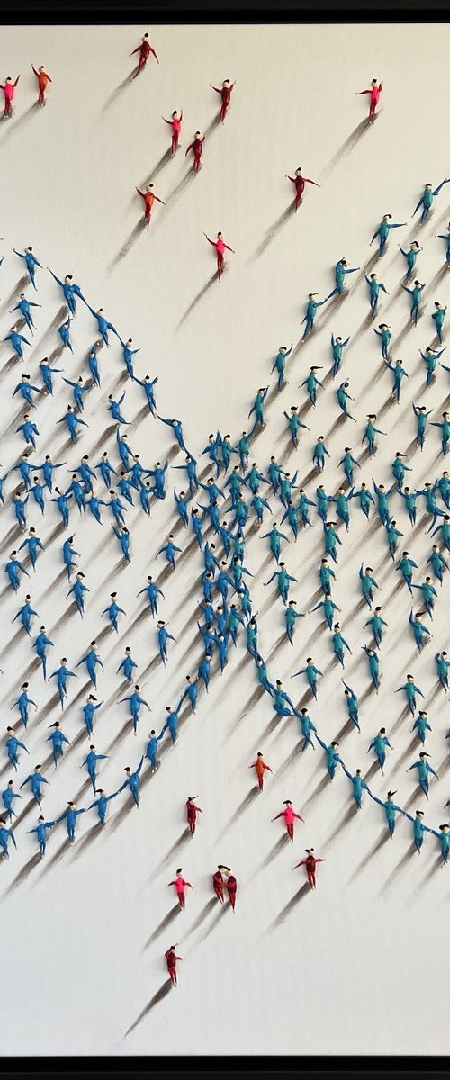 Freedom People ,,Butterfly” Eka Peradze Art by Eka Peradze