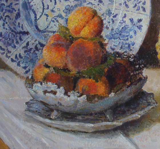 Still life - fruits (48x66cm, oil painting,  ready to hang)