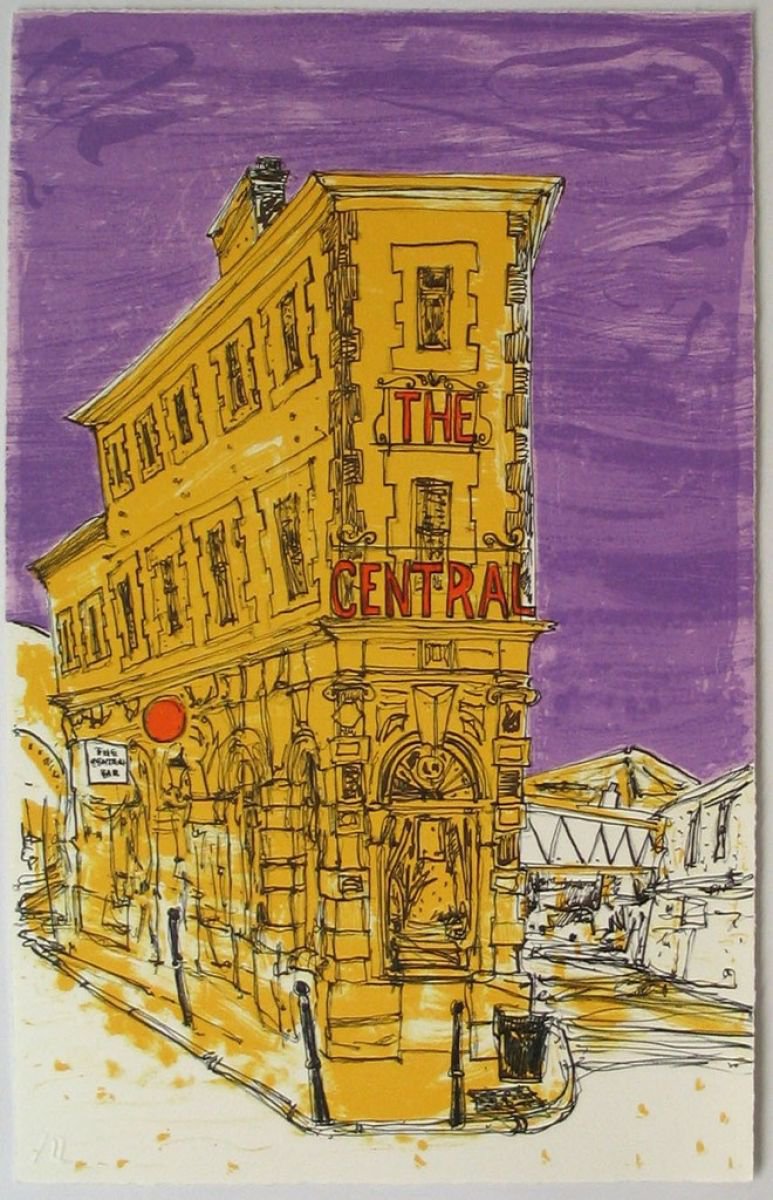 The Central Bar by Peter Quinn RWS