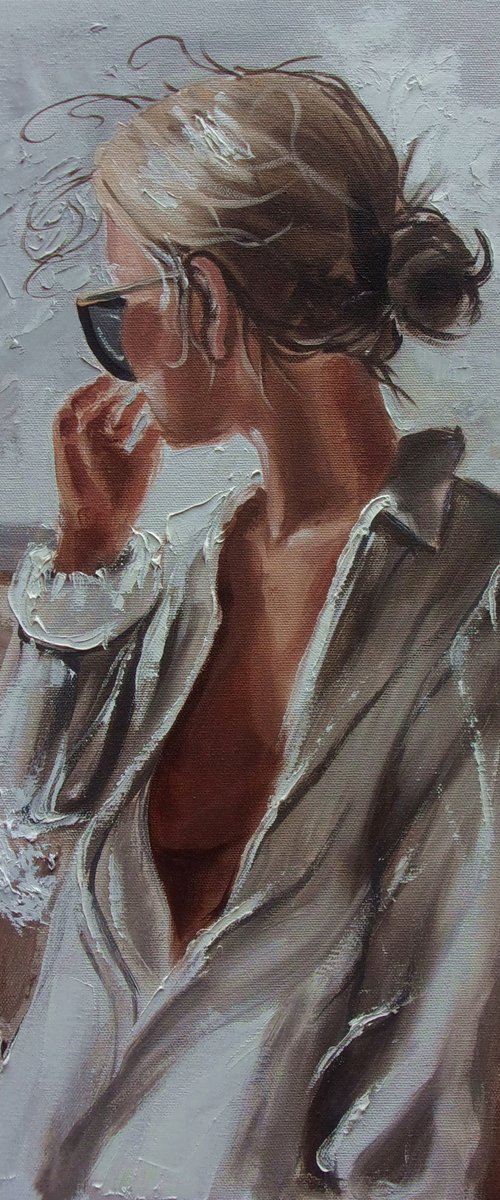 " AUTUMN BEACH " by Monika Luniak