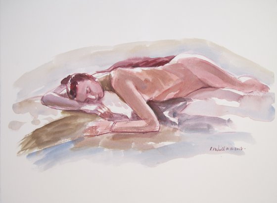 reclining female nude