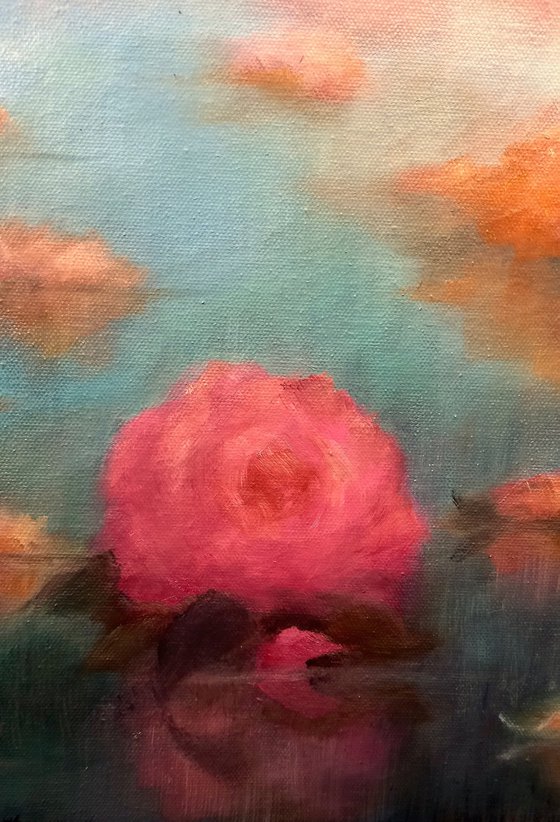 Roses Reflecting