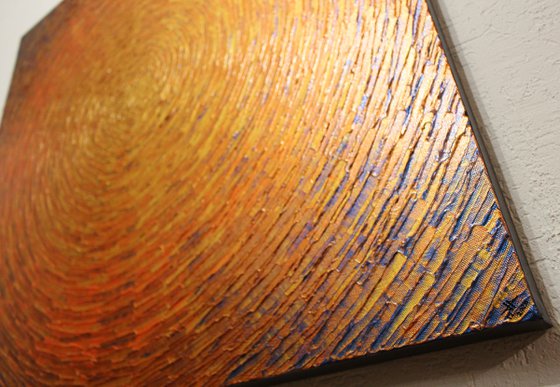 Large shine gold orange colors 2