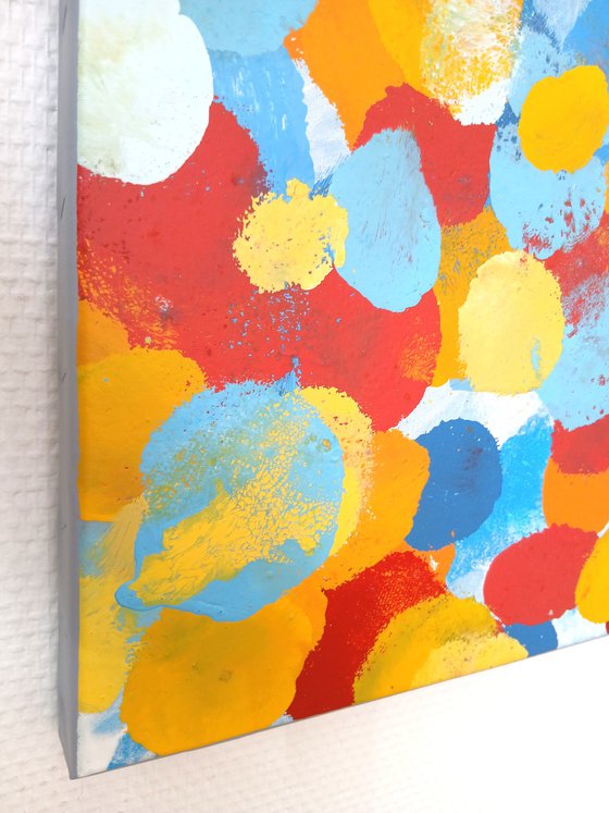 Spotty Pop Painting - The wall of Candy 01 -