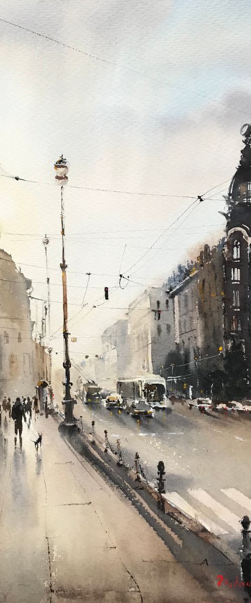 Singer House, Nevsky Prospect, St. Petersburg by Eugenia Gorbacheva