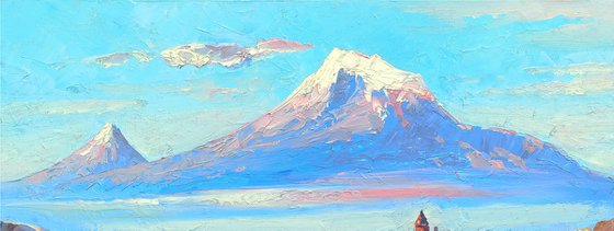 Ararat (60x50cm oil painting, ready to hang)