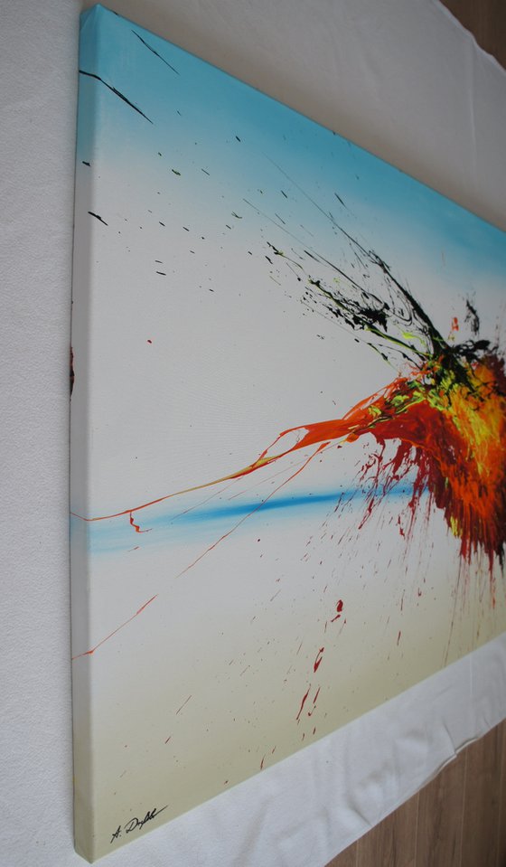 Right Into The Blaze (Spirits Of Skies 096080) (120 x 80 cm) XXL (48 x 32 inches)