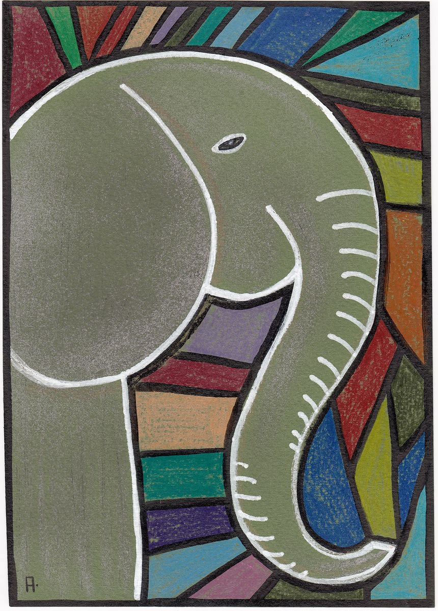 Elephant by Anton Maliar