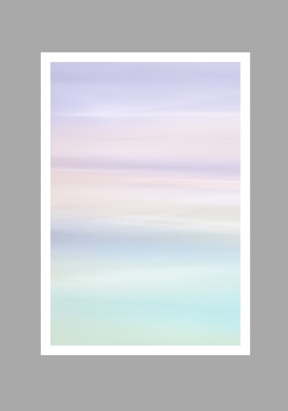 Extra Large Abstract Print Set - Sea Mist